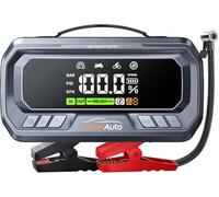 YaberAuto Power Bank con compressore, 160 PSI 6500 A, dispositivo di avviamento per auto, PD 65 W, Power Bank per tutte le benzina e motore diesel da 12 l, avviamento con luce di emergenza da 600