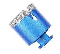 Yabingbos Punta diamantata per piastrelle da 50 mm con filettatura M14, per foratura a secco in porcellana, piastrelle, granito, marmo e ceramica, adatta per smerigliatrici angolari