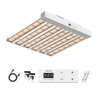 Yabingbos SPF2000 PRO 200W LED Grow Light Copertura 3x3ft con Veg & Bloom Dimmer Timer Lampade da coltivazione a spettro completo per piante da interno Semina Fioritura Lampada per piante a LED