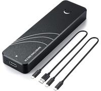 YABOANG NVMe SSD M.2 Enclosure 10Gbps Adattatore USB3.2 Gen2 USB-C PCIe NVMe M-Key/B+M Chiave Solid State Drive Alluminio Esterno Contenitore per Dimensioni 2230/2242/2260/2280, Supporto UASP