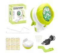 Yabound Perline elettriche ragno, mulino perline, macchina per perline, spinner per perline di argilla, perline spinner per la creazione di gioielli fai da te, bracciali, collane (B)