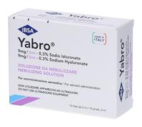 Yabro Acido Ialuronico 0,3% Soluzione per Nebulizzatore 10 Fiale