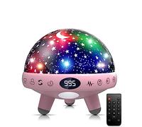 YACHANCE Proiettore di luce notturna per bambini Proiettore di luce notturna per la stanza dei bambini con macchina del suono Macchina per il rumore bianco per succhietto per dormire Lampada per