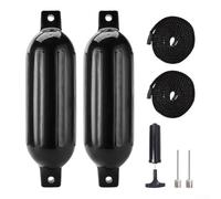 Yacht, 2/4 palline gonfiabili anti-collisione in PVC con fori centrali per paraurti di ormeggio nautico per barche a vela (3)