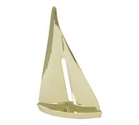 Yacht A Vela In Ottone 20 X 31 Cm Sea-Club
