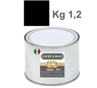 YACHT&BOAT VERNICE SMALTO KappaSent SENTINA BICOMPONENTE SATINATA Kg 1,2 NERO
