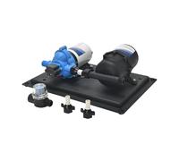 Yacht e camper di alimentazione acqua stabilizzata a pressione integrata da 11 litri Pompa Serbatoio a Kit pompa ad alto flusso booster 12V/24V per Petrolio, Diesel, Petrolio(24V)