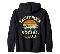 Yacht Rock Social Club - Musica Soft Rock Vintage Tramonto Felpa con Cappuccio