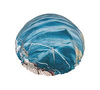 yacht sotto le vele gialle Riutilizzabile Impermeabile Lavabile Regolabile Adatto a donne Tutte le lunghezze di capelli Cuffia da a