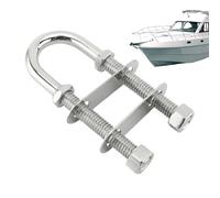 Yacht U Bolts | Heavy Duty Stainless Hardware | Marine U-Bolt, For Yacht Anchors Deck Equipment Machinery Fastening Industrial Outdoor