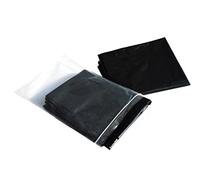 YACHTICON Sacchetti di plastica di ricambio per WC pieghevole, colore nero, 12 pezzi