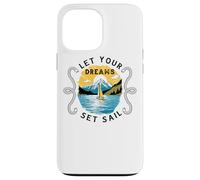 Yachting Barca a vela Marinaio Navigar Sail-Dreams Veliero Custodia per iPhone 13 Pro Max