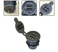 Yachts Presa USB Doppio per caricatore USB per Veicoli Tensione 12-24V