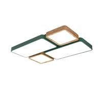 YACNYWJA Plafoniera A LED Rettangolare dal Design Nordico Creativo Ultrasottile 3000-6000K Dimmerabile Lampada da Soffitto A Risparmio Minimalista Facile da Installare Apparecchio di Illuminazione