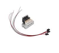 YACODLUL Gruppo elettrovalvola Integrato con valvola di Controllo a solenoide da 10 mm a 3 Vie(2 Groups)