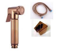 YACODLUL Kit for Doccia in Ottone Held Bidet Shattaf Valvola in Rame Set Getto spruzzatore Testa(Set a)