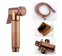 YACODLUL Kit for Doccia in Ottone Held Bidet Shattaf Valvola in Rame Set Getto spruzzatore Testa(Setc)