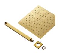 YACODLUL Set di rubinetti for Doccia con Maniglia Singola, soffione Doccia a Pioggia, miscelatori for Vasca da Bagno in Ottone, Rubinetto for Bagno Caldo e Freddo a Parete(3 Ways 12 inch)