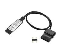 YACSEJAO ARGB Controller Mini 5V-24V 4Pin ARGB Illuminazione LED 3/4Pin RGB Controller LED RGB Controller Striscia di Luce Controller (IDE 4Pin Controller)