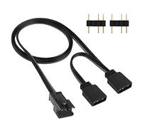 YACSEJAO Cavo Adattatore RGB 5V 3 Pin per MSI Mystic Light e Gigabyte Fusion - Compatibile con Connettore SM 3 Pin per Scheda Madre LED Digitale, 1,6 FT/50 CM
