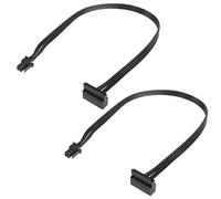 YACSEJAO Cavo di alimentazione da Mini 4 pin a SATA Adattatore di alimentazione ATX da Mini 4 pin a 15 pin SATA per scheda madre Unità disco rigido HDD Blu-ray CD (40 cm, confezione da 2)