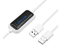 YACSEJAO Cavo di trasferimento dati USB ad alta velocità da PC a PC USB 2.0 Computer Laptop Data Sync Link File Transfer Copia Cavo per Microsoft Win 2000/XP/VISTA/Win7/8/10