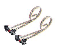 YACSEJAO Cavo interruttore di ripristino PC, ATX Power on off Reset Cavo interruttore di ripristino di alimentazione PC HDD LED cavo luce kit assemblaggio per computer - 2 pezzi (65 cm)