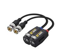 YACSEJAO Video Balun HD-CVI TVI AHD CVBS Connettore passivo BNC Cavo ricetrasmettitore video balun per 4K1080P960P720P 8MP5MP 4MP3MP CCTV Security DVR Sistema di telecamere di sorveglianza - 1 paio