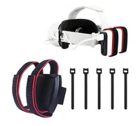 YACVRLT Cinghia per batteria per Meta Quest 3s, Quest 3/2/1, Vision Pro, supporto per caricabatterie VR compatibile con più power bank e cinghia per la testa di terze parti