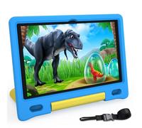YACXBTK Tablet per bambini 10.1" Android 14, 8GB+64GB (TF 1TB) 6000mAh Kids Tablet WiFi6 Parental Control, Face Unlock, 1280 * 800 HD Screen (Layard Blue)
