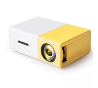 YADECL Mini proiettore LED portatile Home Theater Gioco Video Player SD compatibile Altoparlante USB YG-300 Proiettore per bambini