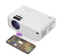 YADECL T4 Mini proiettore 3600 lumen Supporto Full 1080P Proiettore LED Grande schermo Home Theater portatile Smart Video Beamer (Colore : Argento)