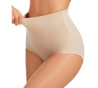 YADIFEN Mutande da donna per la pancia, a vita alta, con controllo della pancia, traspiranti, per abiti e tutti i giorni, beige., L