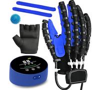 Yadlan Litation Robot Gloves Hand Rehab Robotic for Stroke Recovery Exercises, Half-Paralysis, Stroke, Brain Infarction And Hand Treatments(Size:Mano Destra M,Color:Blu)