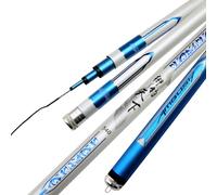 YADLCR Canna da Pesca telescopica in Carbonio 2.7m-7.2m Canne da Pesca ultraleggere Ultra dure Attrezzatura da Pesca(7.2m)
