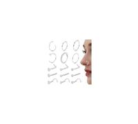 YADOCA 15 Pezzi Piercing Naso Brillantino, Acciaio Inossidabile con CZ | Stud e Anelli per Nostril e Septum, Finiture Dorate e Argentate, Modelli da Combinare, Uso Quotidiano, Donne e Uomini