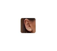 YADOCA 4 Paia G23 Orecchini a Punto Piatto in Titanio Ipoallergenico per Donna Uomo Ragazza - Oro Disco Rotondo per Orecchie Sensibili 2/3/4/5 mm