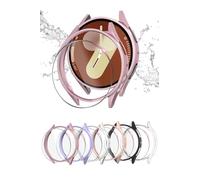 Yaekea 6+6 Pack Accessori Compatibile con Samsung Galaxy Watch 7 Custodia protettiva dello schermo 40mm + HD Film temperato ultrasottile per Galaxy Watch 7 40mm Donne/Uomini