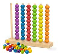 Yaepoip Color Matching Stacking Puzzle Game, Fast Pattern Challenge Ring Stack Puzzle for 2 Players, Competitive Tabletop Brain Teaser for Family (S)