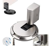 Yaepoip Mechanical Floor Door Stopper, Magnetic Door Stopper, Punch-Free Mechanical Silent Floor Door Stop, Adjustable No Drilling Magnetic Door Locks, Magnetic Door Catch (Brushed Nickel)