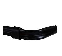 Yafa Home Fashion - Bastone per tenda regolabile singolo standard, resistente, con ferramenta inclusa, colore nero, 71,1-121,9 cm