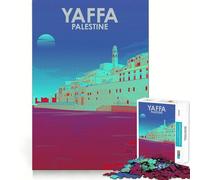 Yaffa Palestine Design Art Puzzle da 1000 pezzi Gioco di abilità mentale Taglio di precisione Hobby affascinante per i momenti di svago (38x52cm)