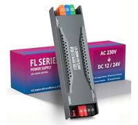 Yafido Alimentatore Trasformatore Striscia LED AC 220v a DC 12V 16.6A / 24V 8.3A 0-150W, Convertitore in Metallo per Soggiorno Cucina G4 G9 MR16 Fascia Faretto a Incasso Senza Avvitamento Transformer