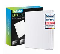 Yafido Plafoniera LED Soffitto Bagno 48W Pannello Plafoniere Cucina Lampada