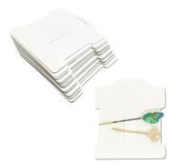 YAFIYGI 50Pcs Fermaglio per Capelli Schede Display Braccialetto Carte di Cartone Titolare per Accessori per Capelli Papillon Fermagli Fascia Stand Fare Forniture per Fornitori e Organizzare Clip