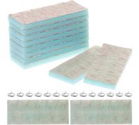 YAFLUG 100 Pezzi Cerotti Per Orecchie A Sventolam,Agopuntura Vaccaria Gesso Massaggio Dell'Orecchio Bean Auricoloterapia(A)