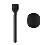 YAFLUG 2 Pezzi Adattatore Portatile Per Microfono Intervista Go Con Schiuma Per Rode Wireless Go, Go Ii, Per Dji Mic 1/2, Lark150, G1/A2 E Altri Trasmettitori Wireless Con Scarpa Fredda, Nero