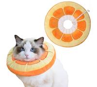 YAFLUG Collare Elisabettiano Gatto Morbido 1 Pezzo, Collare Protettivo per Gatti Post-Operatorio, Confortevole e Regolabile, Ideale per Recupero Ferite e Anti-Leccatura, Design Elegante a Fiore