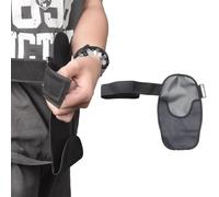 YAFULG 1 Pezzi Porta Catetere Da Uomo, Supporto Per Sacca Per Drenaggio Dell'Urina, Borsa Per Catetere Portatile Regolabile A Tasca Singola Per Casa, All'Aperto, Sedia A Rotelle, Letto (Nero, A)