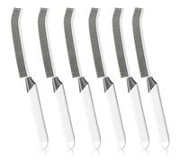 YAGE Set di 6 spazzole per la pulizia delle fughe - Manico lungo - Setole dure spesse - Multiuso - Cucina domestica - Piastrelle del bagno, finestre, WC